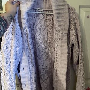 Large sanrio lavender Kuromi cardigan